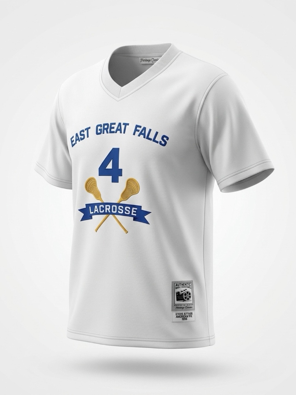 East Great Falls Lacrosse White Team Jersey #americanpie #stifler #stevestifler